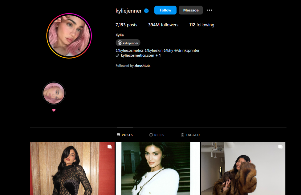 Kylie Jenner Instagram followers count, Kylie Jenner Instagram