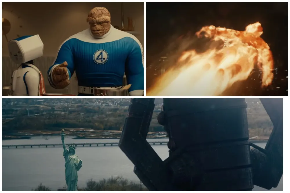 Fantastic Four, Fantastic Four, Marvel Cinematic Universe, Galactus, Silver Surfer, MCU Phase 5, superhero films, Marvel trailers, Pedro Pascal, Vanessa Kirby, upcoming Marvel movies. Fantastic Four: First Steps" trailer analysis, Galactus role in MCU, Easter eggs in "Fantastic Four: First Steps" trailer, Character breakdown of new Fantastic Four movie, Impact of 1960s setting in "Fantastic Four: First Steps",